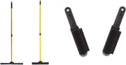 Professional title: " Original Indoor Pet Hair Rubber Broom and Pet Hair Remover Lint Brush Set" Indoor Pet Hair Rubber Broom & Lint Brush Set for Easy Cleaning  AliExpress Lacatang Shop 
