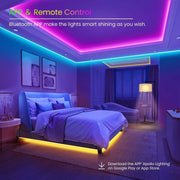 Professional Title: "50ft Bluetooth LED Strip Lights with Color Changing, Music Sync, and Dual Control Options" Professional Title: "50ft Bluetooth LED Strip Lights with Color   AliExpress Lacatang Shop 