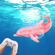 2.4G Remote Control Dolphin Shark Manta Ray Electric Toy Simulation Fish Remote Control Animal Boat Outdoor Water Toy Kid Gift