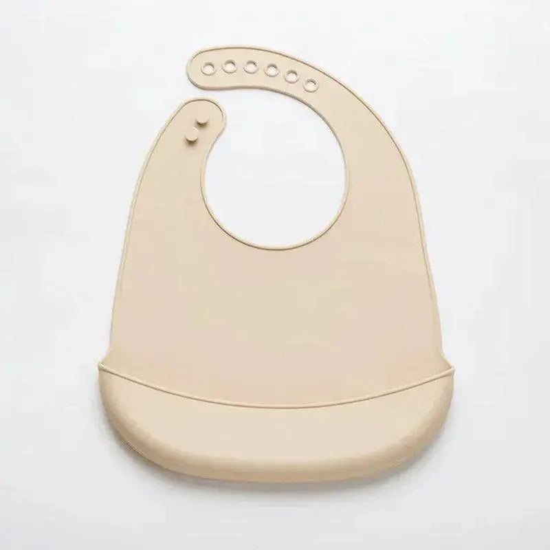Adjustable Waterproof Baby Bibs made of Soft Silicone, BPA Free - Ideal for Newborns and Children Soft Silicone Baby Bibs - Adjustable, Waterproof & BPA Free.  Aliexpress Lacatang Shop 