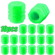 10 - 40PCS Car Luminous Tire Valve Cap Motorcycle Bike Wheel Nozzle Night Glowing Fluorescent Decor Tyre Valve Stem Luminous Caps - Lacatang Shop