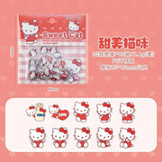 100 - Piece Sanrio Kawaii Sticker Set featuring Pochacco, Kuromi, Melody, and Hello Kitty - Perfect for Student Stationery and Birthday Gifts - Lacatang Shop