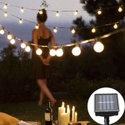 10/20 Globe Bulbs Solar Outdoor Garden Street Path light 2.5M 5M Led Solar Panel Powered Lamp String Party Holiday Wedding Decor - Lacatang Shop