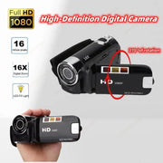 1080P Full HD Digital Camera 270° Rotation 2.7inch Touch Screen DV Video Recorder 16X Digital Zoom CMOS Sensor Digital Camcorder - Lacatang Shop