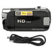 1080P HD 16MP Digital Camera 2.4 Inch Rotatable Screen Camcorder 16X Zoom HD Anti - shock Video Recorder with Fill Light - Lacatang Shop