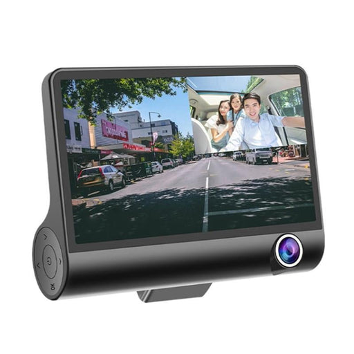 1080P Three Camera Car DVR with Night Vision for Complete Safety