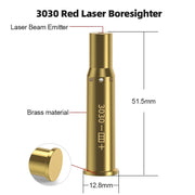 12GA/9MM/38Spl/357Mag/Cal. 45ACP/380ACP/7.62x35/Cal 6.5mm Dry Fire Laser Calibrator with Battery - Lacatang Shop