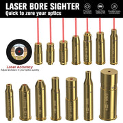 12GA/9MM/38Spl/357Mag/Cal. 45ACP/380ACP/7.62x35/Cal 6.5mm Dry Fire Laser Calibrator with Battery - Lacatang Shop