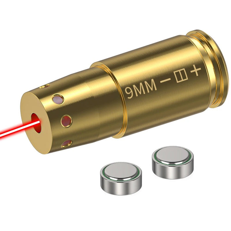 12GA/9MM/38Spl/357Mag/Cal. 45ACP/380ACP/7.62x35/Cal 6.5mm Dry Fire Laser Calibrator with Battery - Lacatang Shop