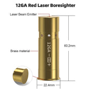 12GA/9MM/38Spl/357Mag/Cal. 45ACP/380ACP/7.62x35/Cal 6.5mm Dry Fire Laser Calibrator with Battery - Lacatang Shop