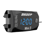 12V Motorcycle Electronic Clock Waterproof 3 in 1 Motobike Thermometer Voltmeter Digital Display Digital Voltage Meter - Lacatang Shop