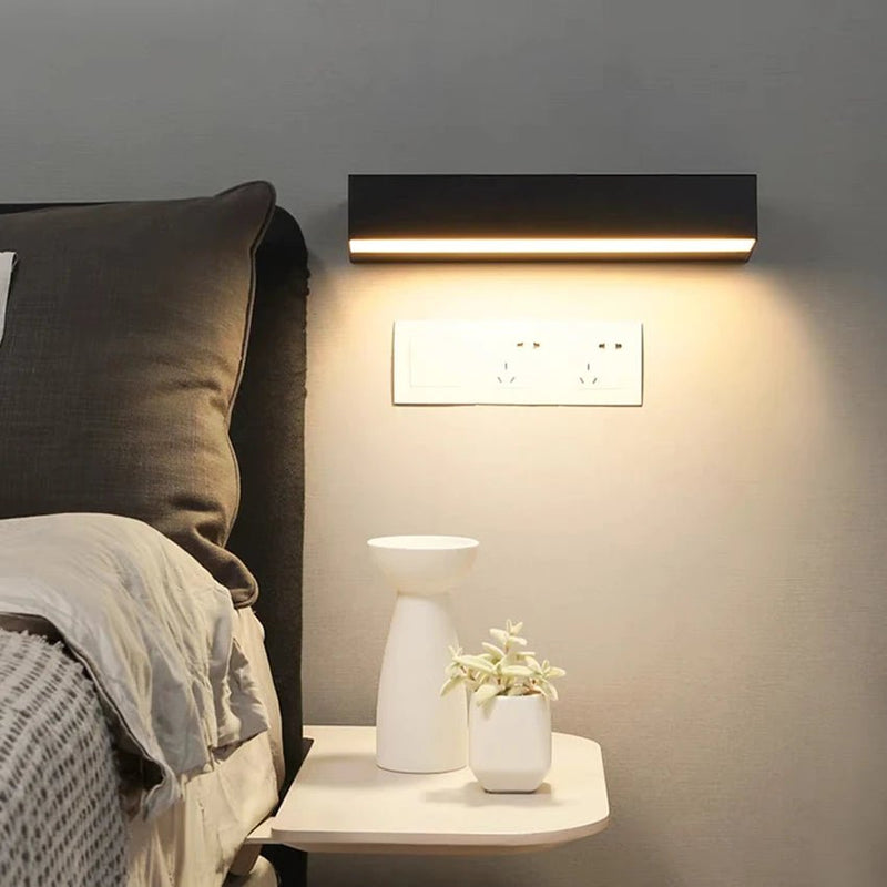 12W 18W 30W LED Wall Lamp Outdoor Waterproof Strip Wall Lights Porch Sign Lighting Courtyard Garden Decor Light Fixture Aluminum - Lacatang Shop