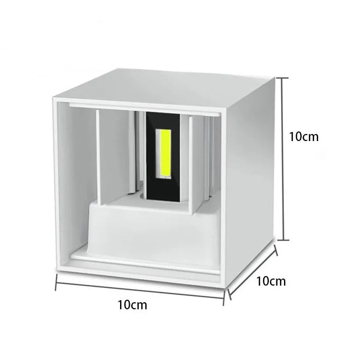 12W LED Wall Light IP65 Waterproof Outdoor Garden Yard Decor Porch Light Beam Angle Adjustable Sconce Balcony Wall Lamp 85 - 265V - Lacatang Shop