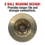 1/4 In. Automotive Brass Coupler Set with Male Plug (2 - Piece) - Lacatang Shop