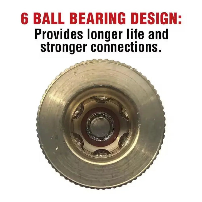 1/4 In. Automotive Brass Coupler Set with Male Plug (2 - Piece) - Lacatang Shop