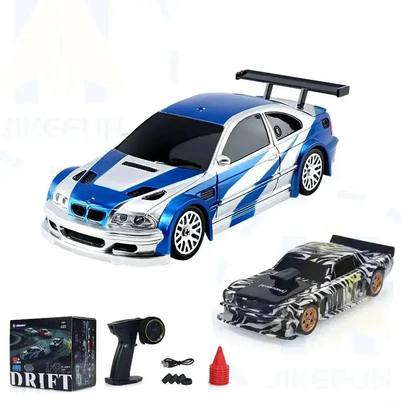 1/43 RC Car Mini Racing Cars 2.4G Radio Control Drift Car 4WD Off - road High - Speed Motor Vehicle Model Toys for Boys Mini Gifts - Lacatang Shop