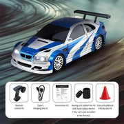 1/43 RC Car Mini Racing Cars 2.4G Radio Control Drift Car 4WD Off - road High - Speed Motor Vehicle Model Toys for Boys Mini Gifts - Lacatang Shop