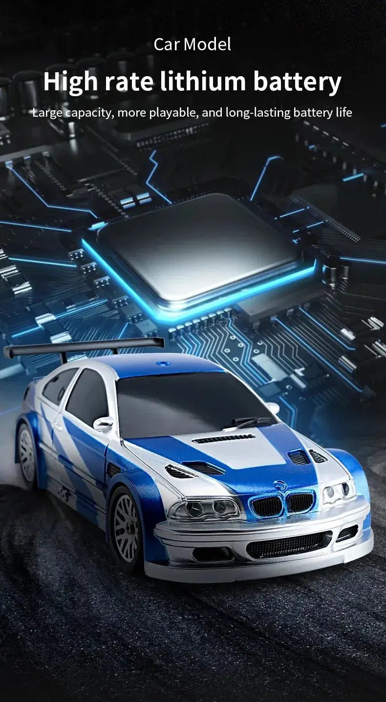 1/43 Scale High - Speed RC Drift Car - 2.4GHz Remote Control Off - Road Mini Racing Vehicle for Boys - Lacatang Shop