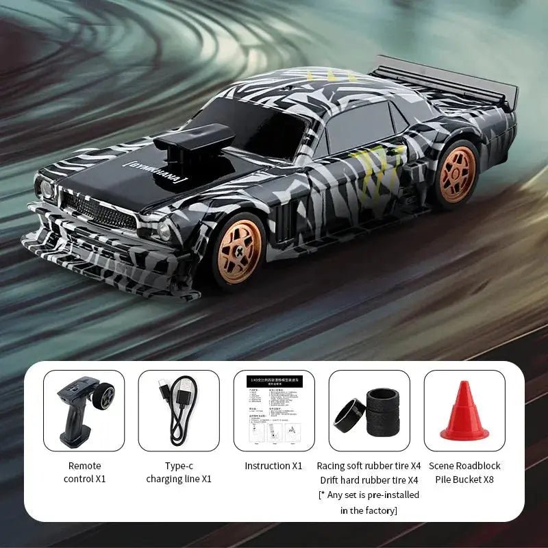 1/43 Scale High - Speed RC Drift Car - 2.4GHz Remote Control Off - Road Mini Racing Vehicle for Boys - Lacatang Shop