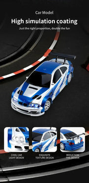 1/43 Scale High - Speed RC Drift Car - 2.4GHz Remote Control Off - Road Mini Racing Vehicle for Boys - Lacatang Shop