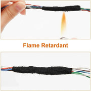 15 Meter Heat - resistant Fabric Tape Black Adhesive Electrical Insulating Cloth Tape for Car Cable Harness Wiring Loom Protection - Lacatang Shop