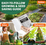 15,000 Non GMO Heirloom Vegetable Seeds for Planting Vegetables and Fruits - 32 Variety Pack of Vegetable Seeds for Gardening, Survival Gear, Seed Vault Emergency Supplies Kit - Lacatang Shop