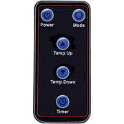 1500W 16” Electric Infrared Quartz Wood Cabinet Space Heater ，Adjustable Thermostat with， Digital Display, Overheat Protection - Lacatang Shop