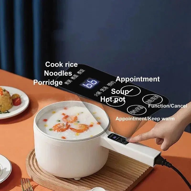 1.6L Smart Electric Cooking Pot Reservation Multifunctional Non - stick Electric Wok Household Electric Hot Pot With Steamer 220V - Lacatang Shop
