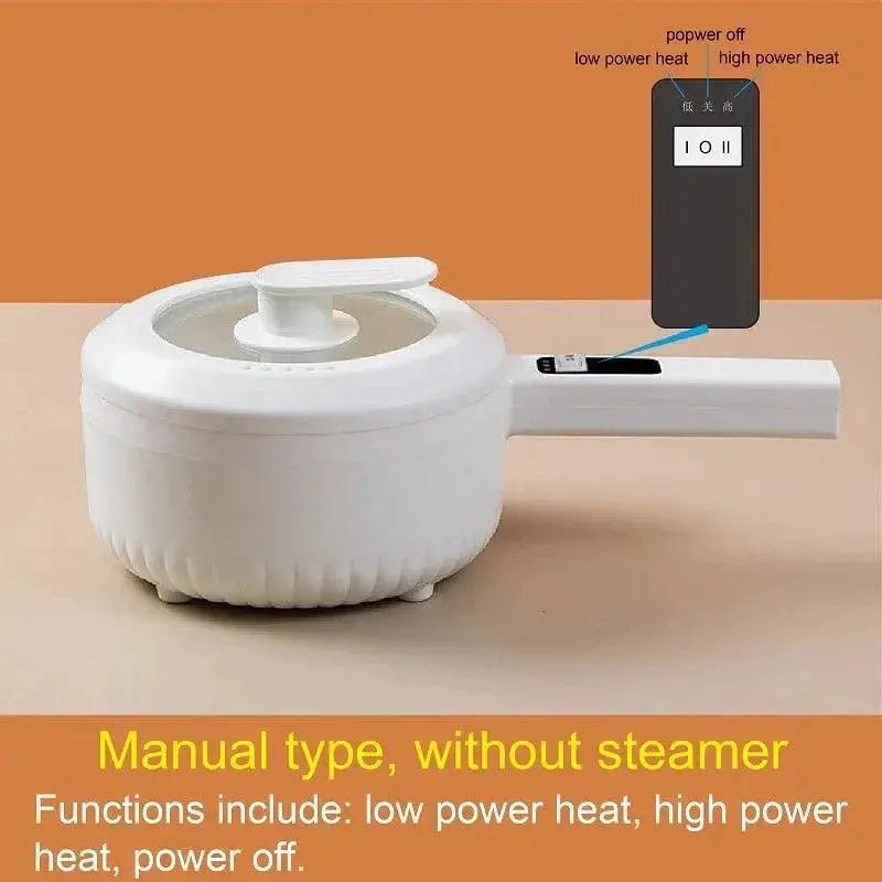 1.6L Smart Electric Cooking Pot Reservation Multifunctional Non - stick Electric Wok Household Electric Hot Pot With Steamer 220V - Lacatang Shop