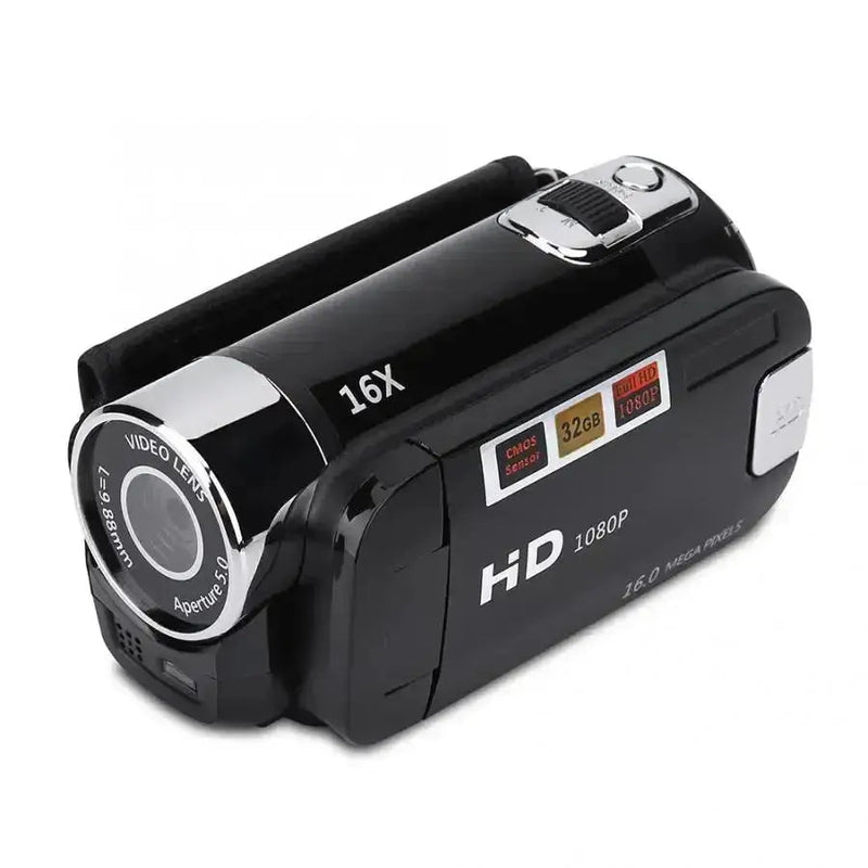 16MP 16X HD Digital Camcorder 720P Full HD 16MP Digital Video Camera 270 degree Rotation Screen 16X Night Shoot Zoom HOT - Lacatang Shop