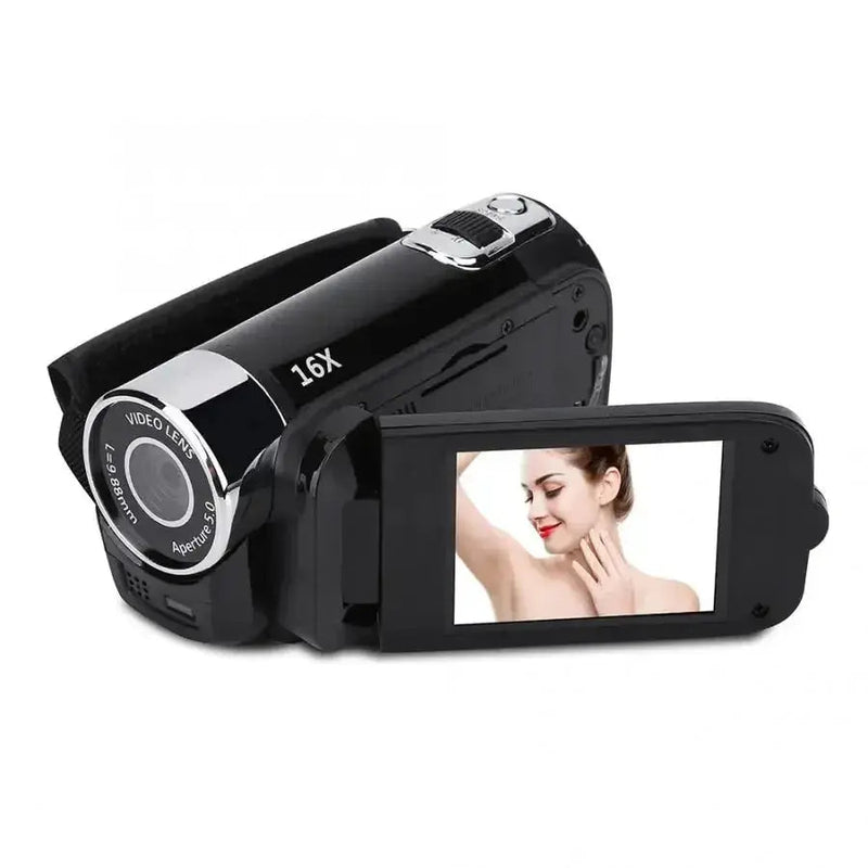 16MP 16X HD Digital Camcorder 720P Full HD 16MP Digital Video Camera 270 degree Rotation Screen 16X Night Shoot Zoom HOT - Lacatang Shop