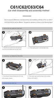 1/76 RC Mini Drift Car TURBO RACING Rear Wheel Drive Racing Built in Metal Weights for Boys Gift RTR Mode - Lacatang Shop