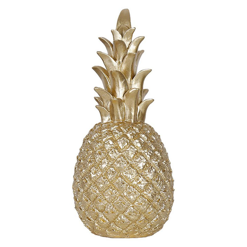 Lacatang Gold Resin Pineapple Window Display Decor Figurine