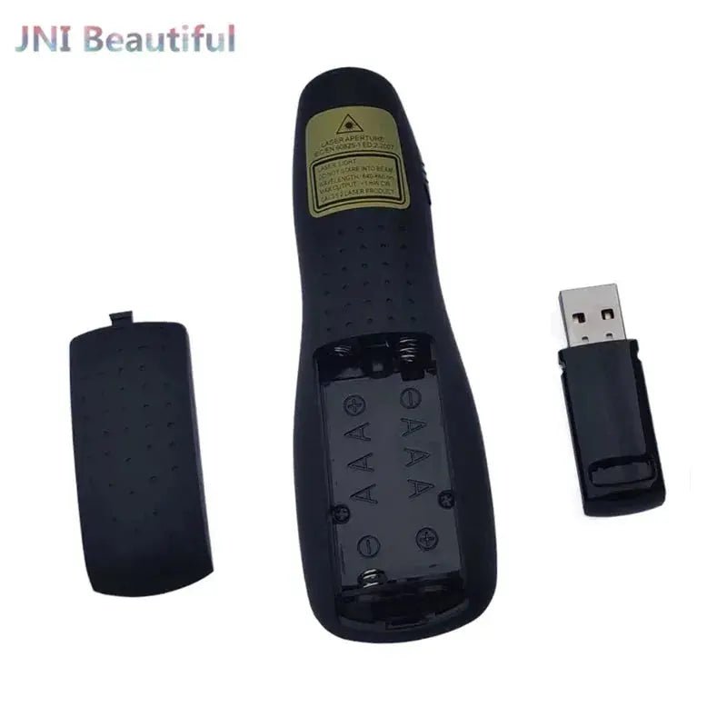 1PC 2.4Ghz USB Wireless Presenter Red Laser - Pen Pointer PPT Remote Control With Handheld Pointer For PowerPoint Presentation - Lacatang Shop