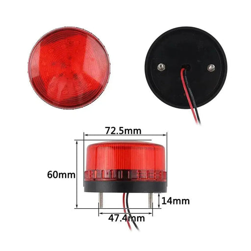 1pc Small Strobe Signal Warning Light 12V 24V 110V 220V LTE - 5061 - Lacatang Shop