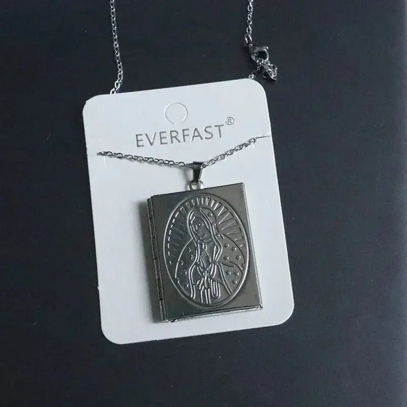 1pc Tiny Handbag Shape Photo Frame Stainless Steel Charms Floating Envelope Locket Necklaces Women Men Lover Memorial Jewelry - Lacatang Shop