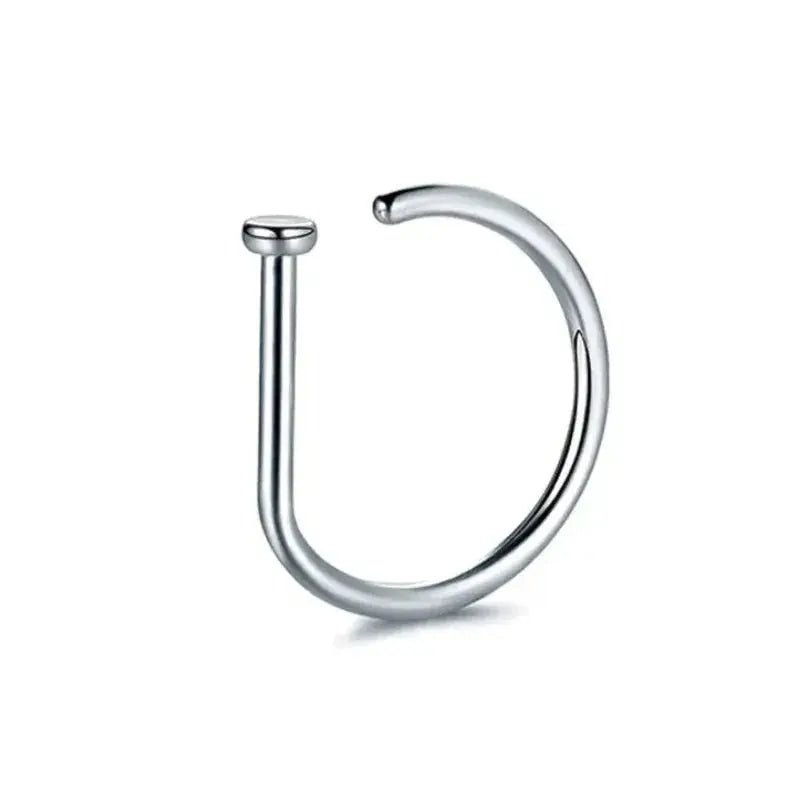 1pc Women Men Fake Piering Nose Ring Earrings, Fashion Punk Non Piercing Nose Clip Stainless Steel Septum Body Jewelry - Lacatang Shop