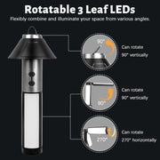 2 in 1 LED Work Light, 1 Count Portable Foldable Camping Light Flashlight, Multifunctional LED Light for Hiking, Camping, Fishing and Travel - Lacatang Shop
