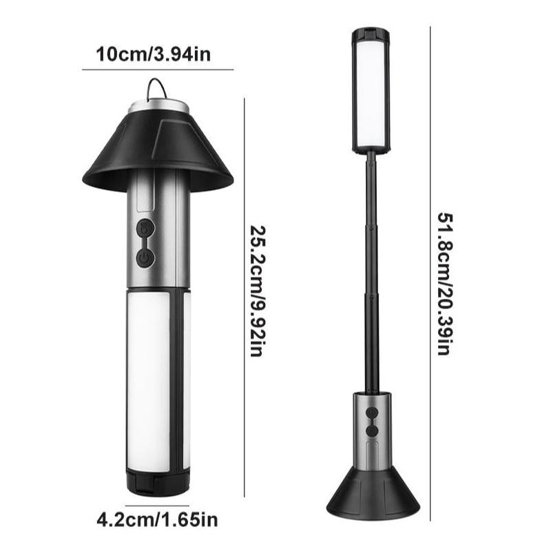 2 in 1 LED Work Light, 1 Count Portable Foldable Camping Light Flashlight, Multifunctional LED Light for Hiking, Camping, Fishing and Travel - Lacatang Shop