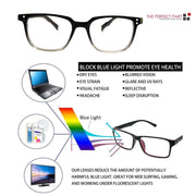 2 PK Unisex Blue Light Blocking Reading Glasses - Lacatang Shop