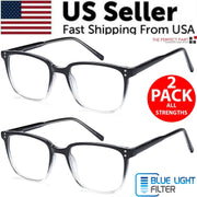 2 PK Unisex Blue Light Blocking Reading Glasses - Lacatang Shop