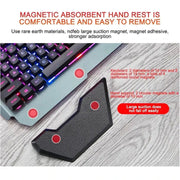 2024 618 teclado PRO Gaming Keyboard RGB LED Backlight Plug And Play White/Black Keyboard Ergonomic Design Waterproof Keycaps - Lacatang Shop