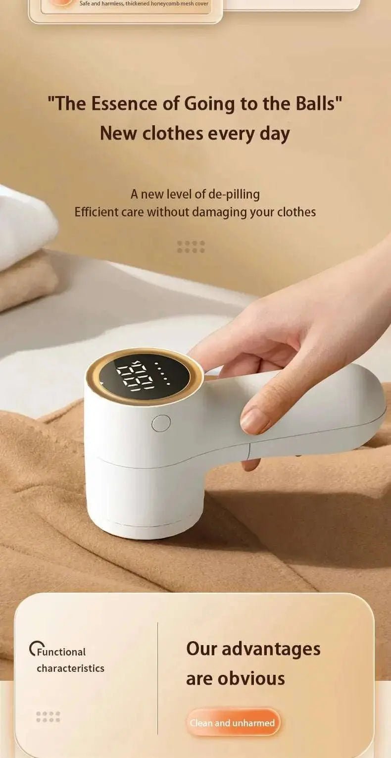 2024 New Digital Hair Ball Trimmer Exquisite And Portable Trimmer Long - lasting Instant Hair Removal Ball Depilator - Lacatang Shop