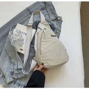 2024 New Fashion Trend Crossbody Chest Bag Simple Lightweight Versatile Handbag Outdoor Sports Style Mobile Phone Small Bag - Lacatang Shop