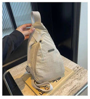 2024 New Fashion Trend Crossbody Chest Bag Simple Lightweight Versatile Handbag Outdoor Sports Style Mobile Phone Small Bag - Lacatang Shop