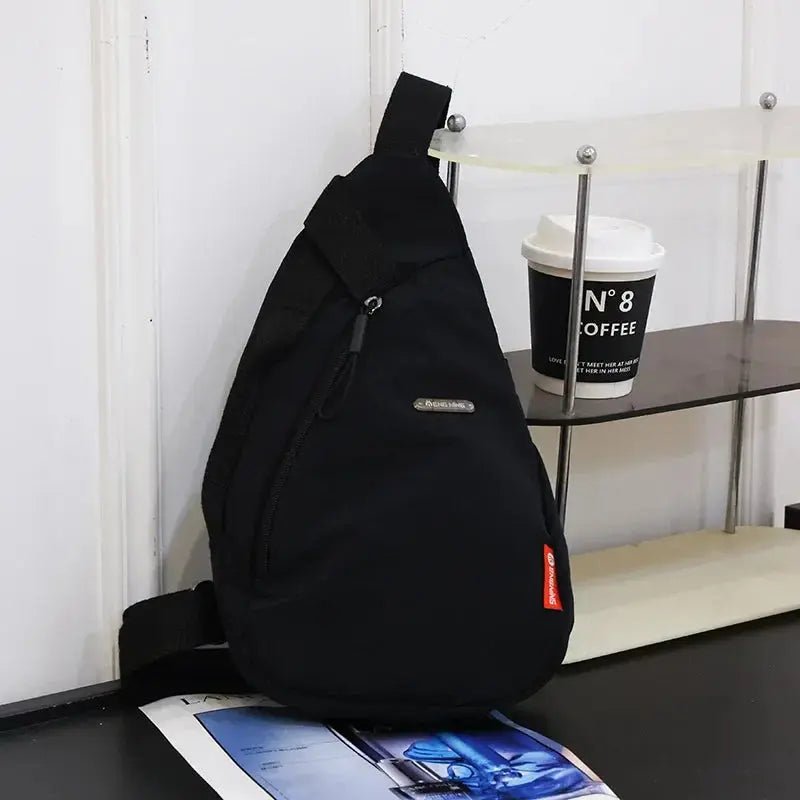 2024 New Fashion Trend Crossbody Chest Bag Simple Lightweight Versatile Handbag Outdoor Sports Style Mobile Phone Small Bag - Lacatang Shop