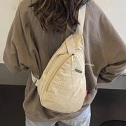 2024 New Fashion Trend Crossbody Chest Bag Simple Lightweight Versatile Handbag Outdoor Sports Style Mobile Phone Small Bag - Lacatang Shop