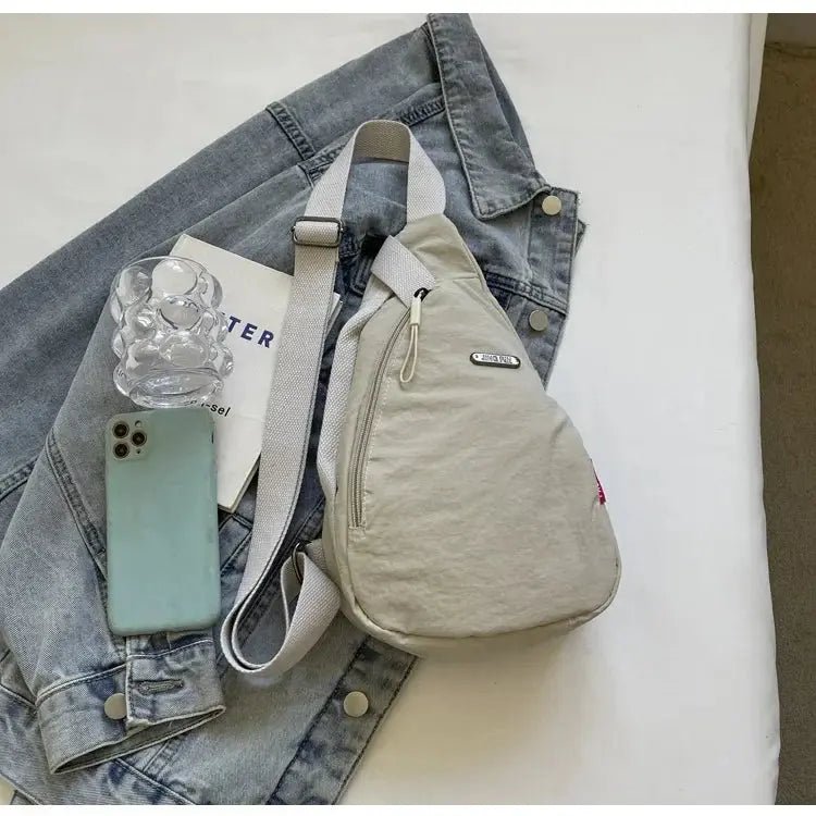 2024 New Simple Multi functional Cross Shoulder Bag Casual Lightweight Sports Small Bag Trendy Men's Women's Mobile Chest Bag - Lacatang Shop