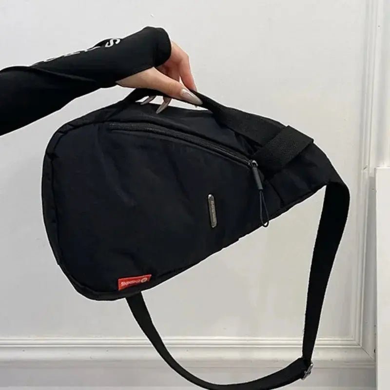 2024 New Simple Multi functional Cross Shoulder Bag Casual Lightweight Sports Small Bag Trendy Men's Women's Mobile Chest Bag - Lacatang Shop