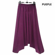 2024 Spring Women Casual Loose Harem Pants Solid Elastic Waist Summer Wide Leg Pants Plus size Cotton linen Trousers 4XL 5XL - Lacatang Shop